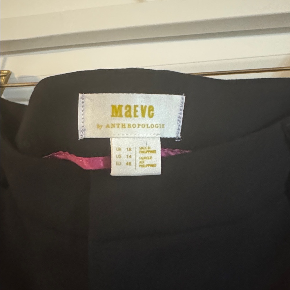 The Avery Pleated Trouser Shorts by Maeve-Blk-NWT - Picture 3 of 6
